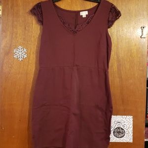 Burgundy Dress
